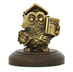 139190 Бронза Скульптура "Сова-юрист" 