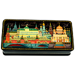200881 Лаковая миниатюра Шкатулка "Москва" 17*08 см 6,144