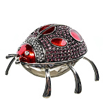 -10 Традиции ФАБЕРЖЕ Сувенир ШКАТУЛКА"ЖУК" РС-0703-10