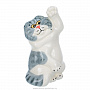 Фарфоровая статуэтка "Кот с поднятой лапкой", фотография 1. Интернет-магазин ЛАВКА ПОДАРКОВ