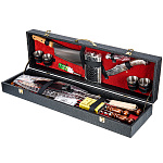 7360/АА  ШАШЛЫЧНЫЙ НАБОР  в кожаном футляре