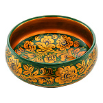 0069712  Хохлома ЧАШКА "КУДРИНА" Зеленый 80*200  в/кат 33190080200