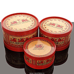 0020453/кругл-29*18см Северные промыслы шкатулка КОРОБ ПОДАРОЧНЫЙ круглый 29*18(С 155)