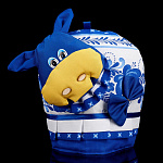 0051646 Сувенир ГРЕЛКА НА ЧАЙНИК "СИМВОЛ ГОДА" цвета в ассортименте