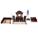 0057979  Обсидиан НАБОР ОФИСНЫЙ АТЛАНТЫ бронза с 2-мя ручками