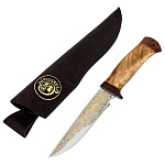 0013237 Златоуст Оружие сувенирное НОЖ (с позолотой) (НС 19)