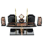 0051283 Нат.камень НАСТОЛЬНЫЙ набор креноид 