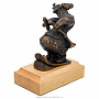 Бронзовая статуэтка "Мишка-лыжник", фотография 4. Интернет-магазин ЛАВКА ПОДАРКОВ