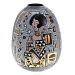 Керамическая ваза "Золотая женщина". Форма "Рассвет малый"