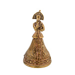 2919 Бронза Колокольчик "РУССКАЯ  КРАСАВИЦА" 5,5*2,5см