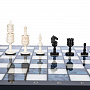 Шахматы с перламутром и фигурами из кости 45х45 см, фотография 2. Интернет-магазин ЛАВКА ПОДАРКОВ
