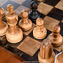 Деревянный шахматный стол 77х77 см, фотография 9. Интернет-магазин ЛАВКА ПОДАРКОВ