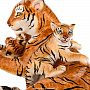 Керамическая скульптура "Тигрица с тигрятами", фотография 4. Интернет-магазин ЛАВКА ПОДАРКОВ