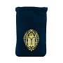 Чехол для телефона "Скарабей". Темно-синий с вышивкой, фотография 2. Интернет-магазин ЛАВКА ПОДАРКОВ