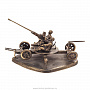 Бронзовая статуэтка "Советское 37 мм зенитное орудие", фотография 1. Интернет-магазин ЛАВКА ПОДАРКОВ
