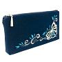 Очечник "Подарок". Темно-синий с вышивкой, фотография 6. Интернет-магазин ЛАВКА ПОДАРКОВ