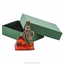 Бронзовая статуэтка с янтарем "Кролик с мешком денег", фотография 6. Интернет-магазин ЛАВКА ПОДАРКОВ