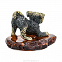 Статуэтка с янтарем "Собака Грифон", фотография 3. Интернет-магазин ЛАВКА ПОДАРКОВ