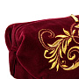 Косметичка "Листопад". Бордовая с вышивкой, фотография 3. Интернет-магазин ЛАВКА ПОДАРКОВ