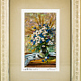 Картина на перламутре "Полевые цветы" 28х22 см, фотография 3. Интернет-магазин ЛАВКА ПОДАРКОВ