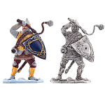 0033155-цветной Ол.миниатюра Серия РУСИЧИ "Старший дружинник с кистенем" арт.1010