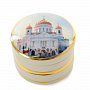 Сувенир Шкатулка круглая "Москва", фотография 1. Интернет-магазин ЛАВКА ПОДАРКОВ