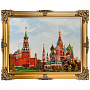 Картина янтарная "Вид на Кремль и Храм Василия Блаженного" 60х80 см, фотография 5. Интернет-магазин ЛАВКА ПОДАРКОВ