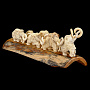 Скульптура из бивня мамонта "Мамонты. Трудный переход", фотография 8. Интернет-магазин ЛАВКА ПОДАРКОВ