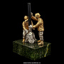 Бронзовая скульптура "Нефтяники", фотография 2. Интернет-магазин ЛАВКА ПОДАРКОВ
