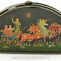 Лаковая миниатюра шкатулка "Сказки" Палех, фотография 3. Интернет-магазин ЛАВКА ПОДАРКОВ