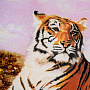 Картина янтарная "Тигр" 70х100 см, фотография 3. Интернет-магазин ЛАВКА ПОДАРКОВ