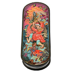 0044184/15*6 Лаковая миниатюра Шкатулка "Конек-горбунок" 15*6см (1043)