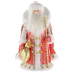 /025-014 Новый год КУКЛА "Дед Мороз" 31,5*18,5см (воротник)