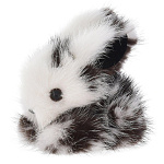 /малый Нат.мех. ИГРУШКА "ЗАЯЦ ТИГРОВЫЙ"  (мех норки тигровой)