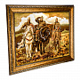Картина янтарная "Три богатыря" 60 х 80 см, фотография 2. Интернет-магазин ЛАВКА ПОДАРКОВ