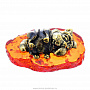 Статуэтка с янтарем "Кот на коврике" (коньячный), фотография 2. Интернет-магазин ЛАВКА ПОДАРКОВ