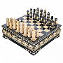 Шахматы деревянные "Резные" 30х30 см, фотография 11. Интернет-магазин ЛАВКА ПОДАРКОВ