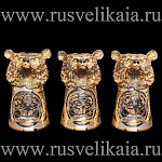 0024405 Златоуст Подарочные СТОПКИ-перевертыши "Мишки" 3пр. в П/У (997/2)