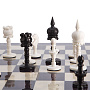 Шахматы с фигурами из кости 48х48 см, фотография 6. Интернет-магазин ЛАВКА ПОДАРКОВ