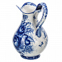 Кувшин "Цветы". Гжель, фотография 2. Интернет-магазин ЛАВКА ПОДАРКОВ