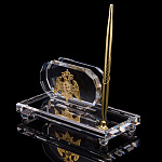Настольный набор из хрусталя "Росгвардия" Asfour Crystal