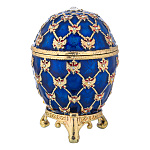 Пасхальное яйцо-шкатулка "Коронационное". Традиции Фаберже