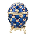 Пасхальное яйцо-шкатулка "Коронационное". Традиции Фаберже