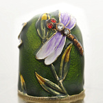 0017003 Фаберже Сувенир НАПЕРСТОК "Стрекозы" в ассортименте