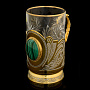 Подстаканник "Малахитовый". Златоуст, фотография 4. Интернет-магазин ЛАВКА ПОДАРКОВ