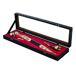 Подарочный набор с кинжалом и рожками для вина "Ирбис"