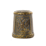 0029833 Сувенир НАПЕРСТОК "РОССИЯ / ПУТИН"  2*3см