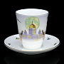 Кофейная пара 165 мл "Белые ночи в Петербурге". Форма Майская. ИФЗ, фотография 1. Интернет-магазин ЛАВКА ПОДАРКОВ