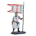 0042625-тонир Ол.миниатюра Серия Рыцари"Сержант с флагом"арт.251