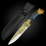 0016827 Златоуст Оружие сувенирное НОЖ "Медведь" с головой